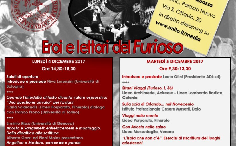 Ariosto tra gli specchi del Novecento
